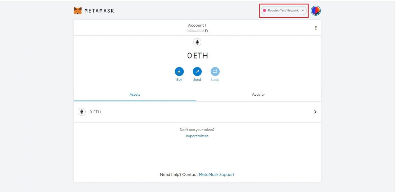 How To Add Ropsten Test Network To Metamask? - Coinapult