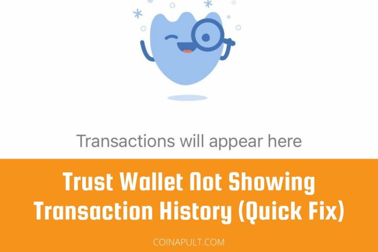 Trust Wallet Not Showing Transaction History (Quick Fix) Coinapult