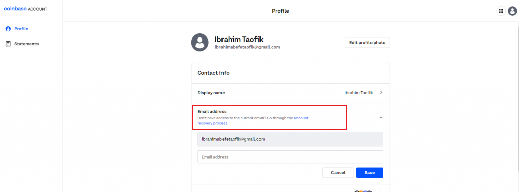 How to Change Your Email on Coinbase? - Coinapult
