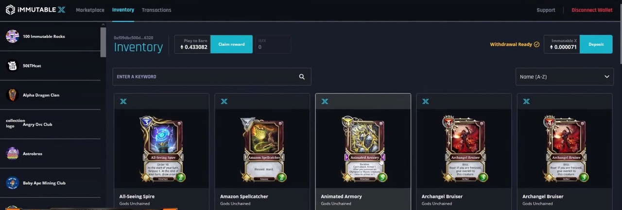 Gods Unchained item trading to move to new Immutable X marketplace